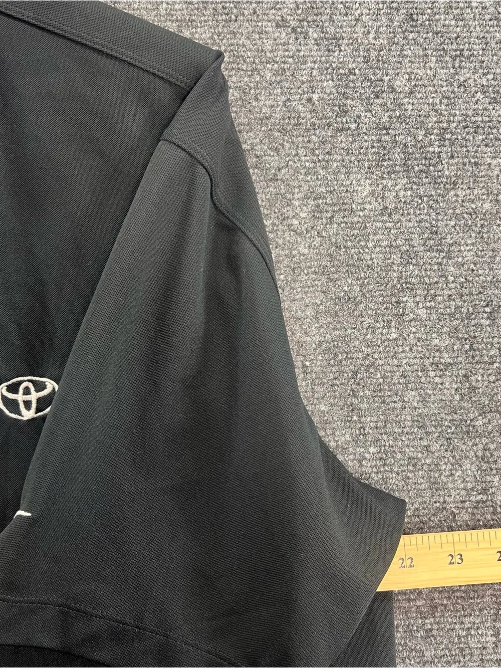 Nike Golf x Toyota Polo Shirt Mens Medium Black Dri-Fit Official Workwear Swoosh
